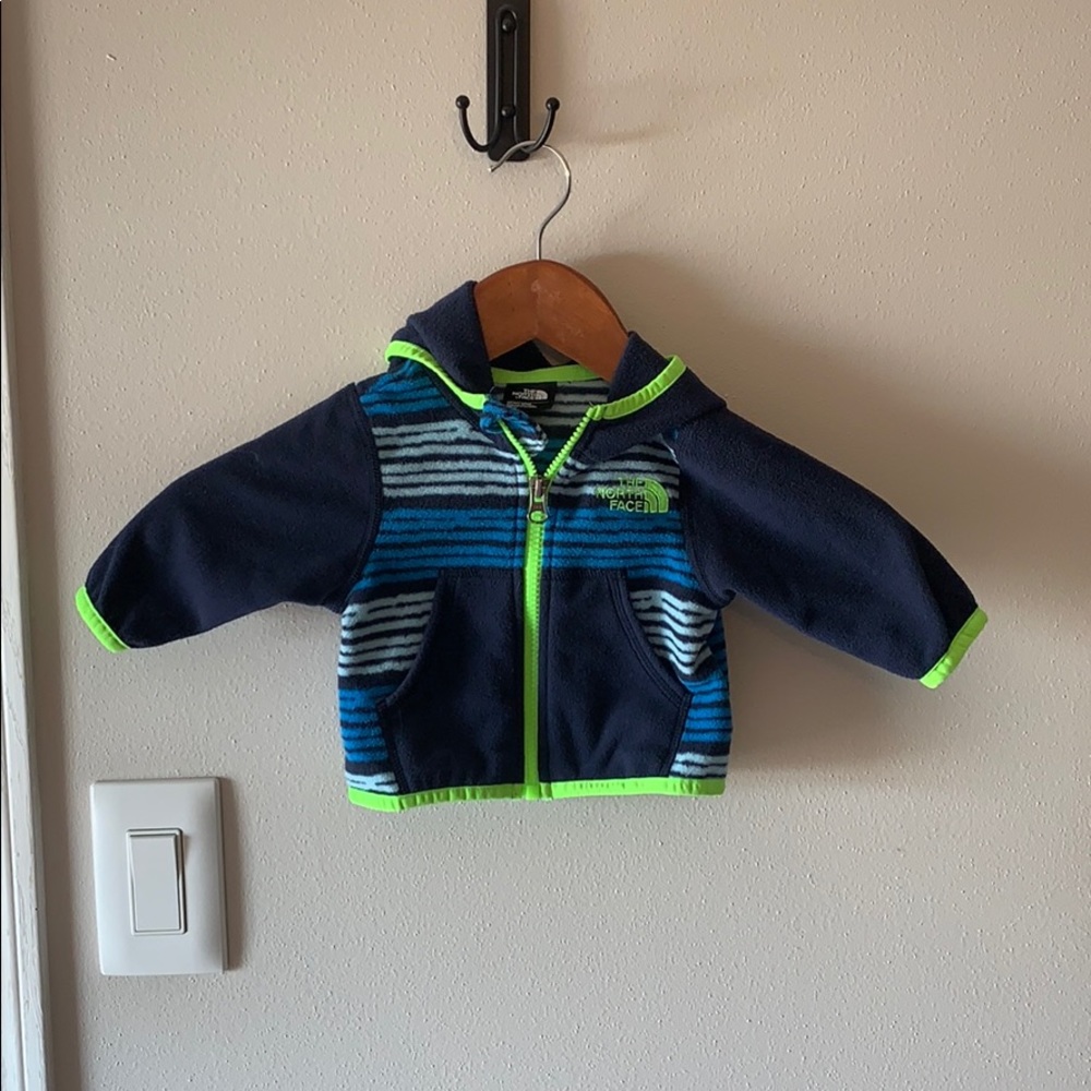 The North Face fleece zip jacket 0-3 m